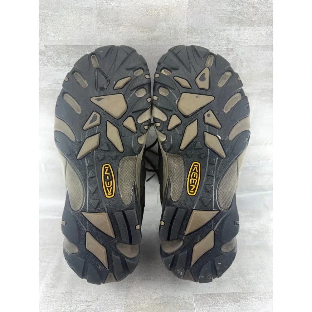 Keen Utility Lansing Steel Toe Work Shoes Men Sz 9.5D Brown Leather 1023205 EH